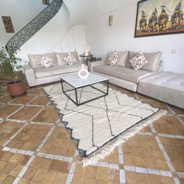 luxurious beniourain rug in living-room