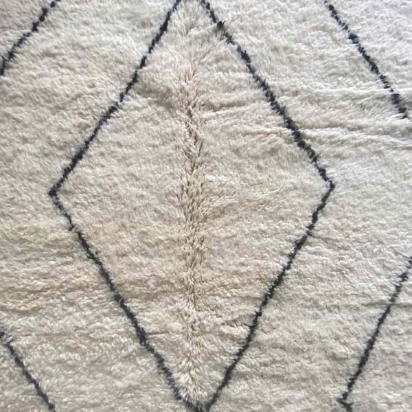 luxurious beniourain rug in details