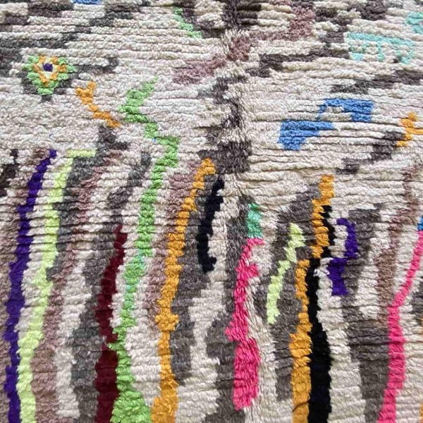 rainbow rug in details
