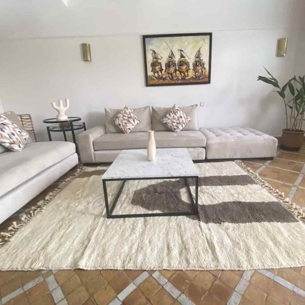 scandinavian rug style 8x5.5 in living-room